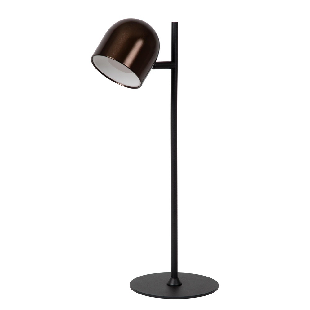 Lucide Oplaadbare tafellampSkanska Rech koffie bruin - 03649/03/96